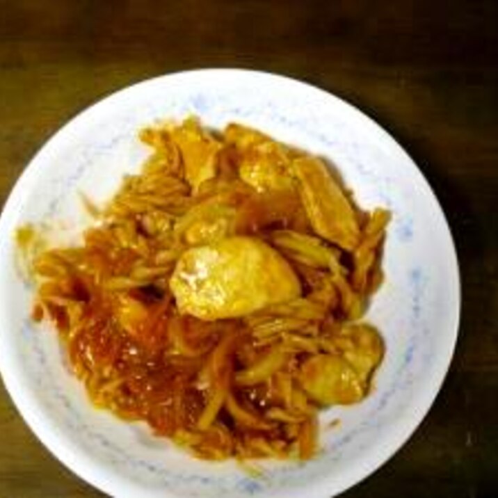残ったパスタソースを使って